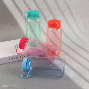 High Quality Portable Plastic Water Bottle BPA Free Water Bottle with Handle