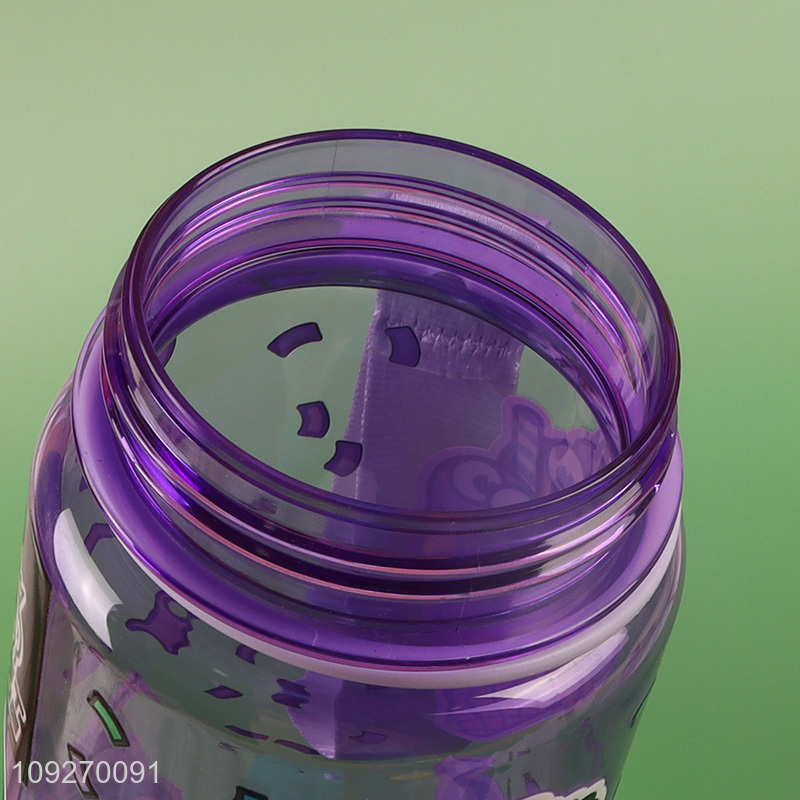 New Product Plastic Kids Water Bottle Leakproof Cartoon Kids Water Bottle