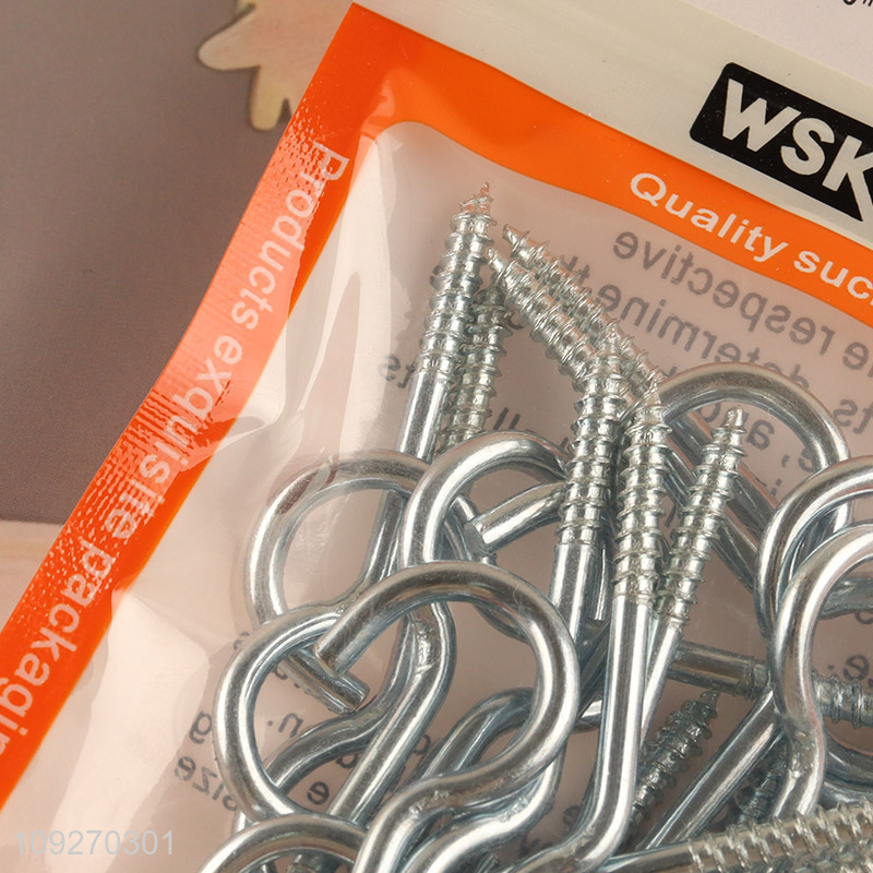 Hot products 20pcs 8#question mark hooks iron screw hook nail