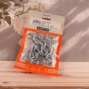 Most popular 30pcs question mark hooks iron screw hook nail