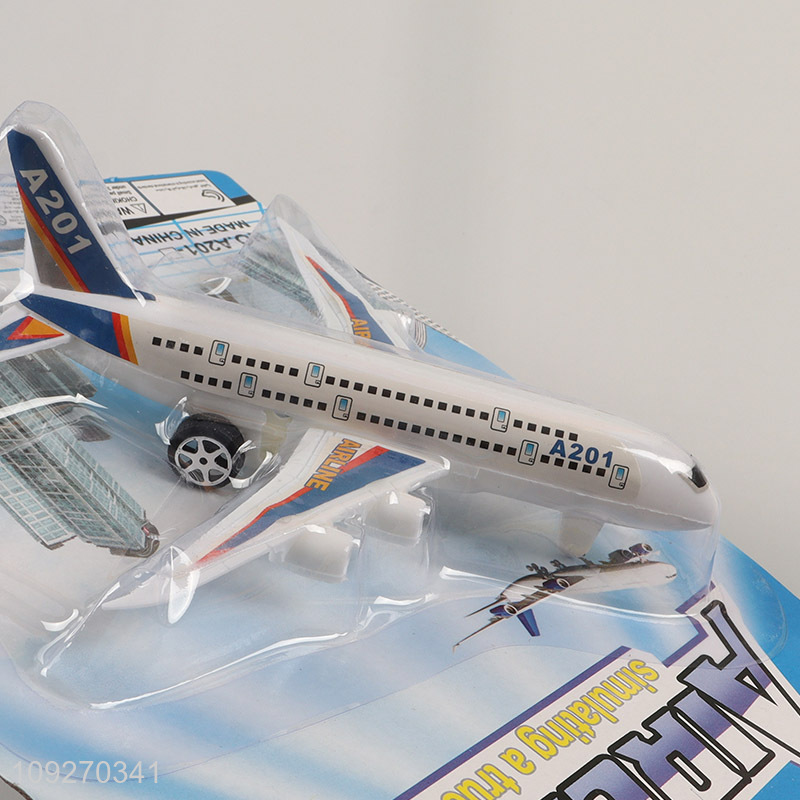 Good Quality Friction Airplane Toy Plastic Airplane Toy for Kids