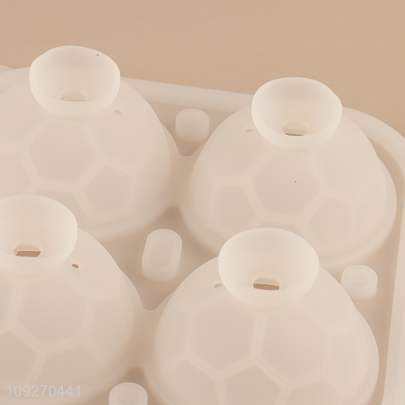 Yiwu market silicone football shape ice ball mold