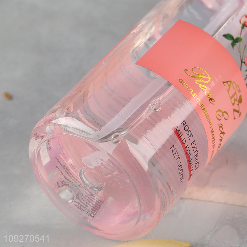 Low price deep cleaning rose extract mild formula makeup remover
