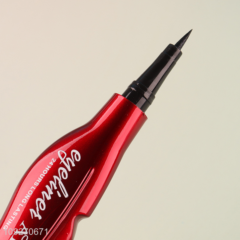 China supplier waterproof cool black permanence eyeliner pen
