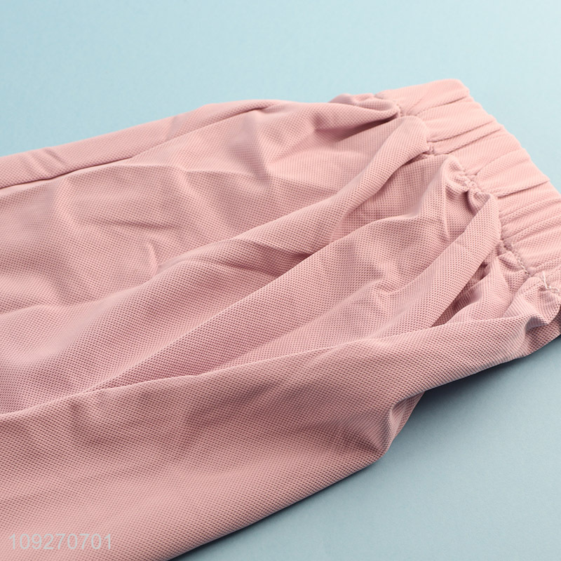 China products pink women breathable loose casual pants for sale