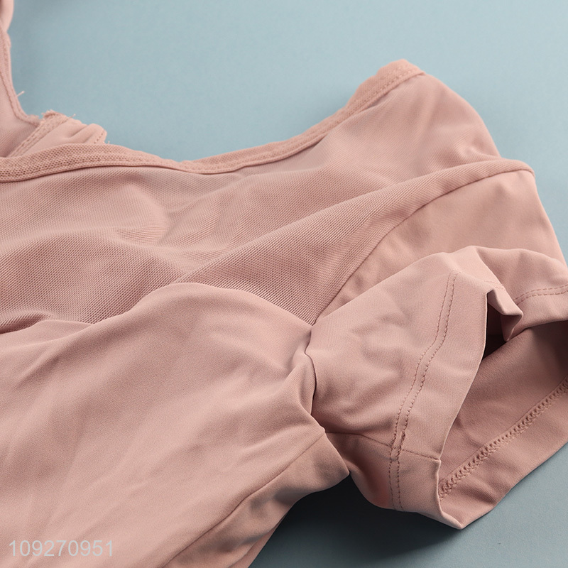 Good price shockproof adjustable women sports yoga bra top for sale