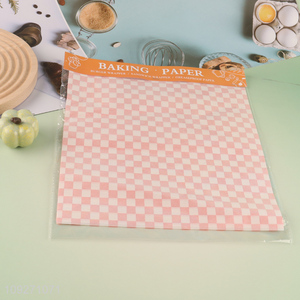 Factory supply disposable kitchen baking paper hamburger paper