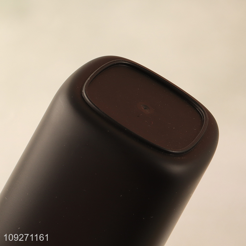 Good quality black bathroom accessories household liquid soap dispenser