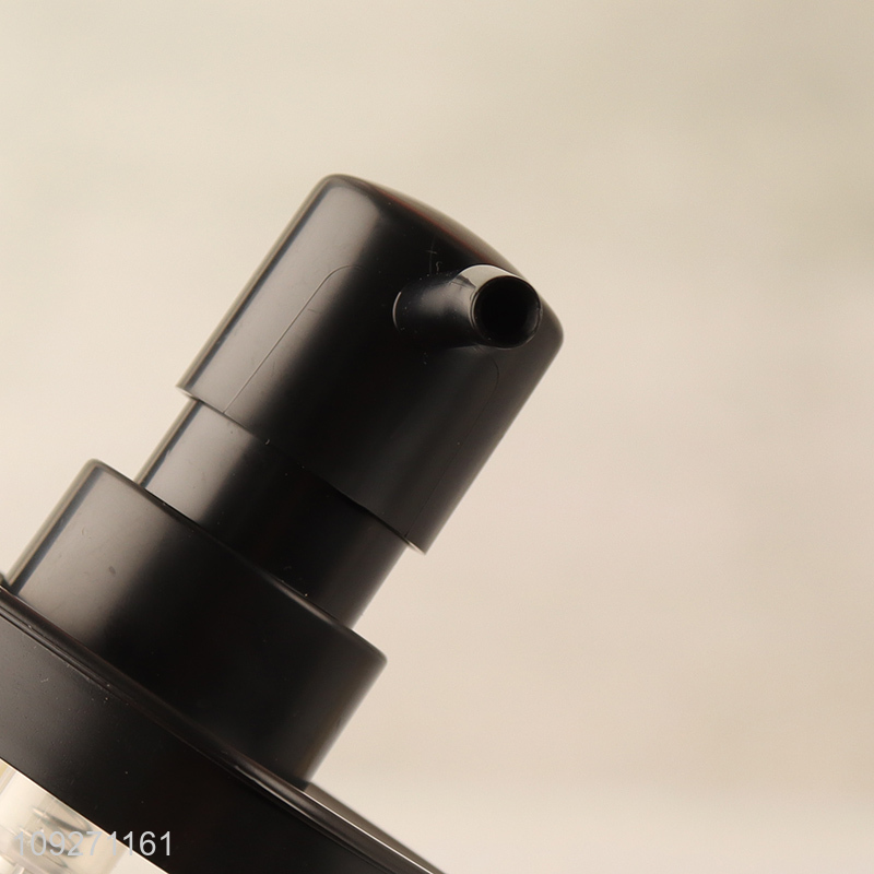 Good quality black bathroom accessories household liquid soap dispenser