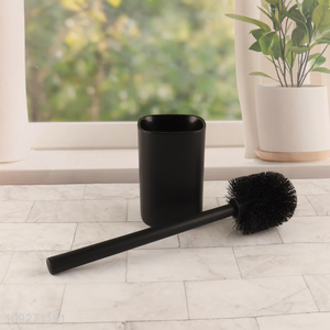 Yiwu market black bathroom accessories toilet brush for sale
