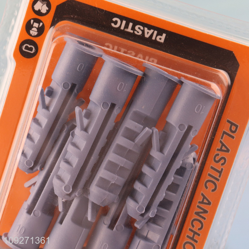 Top products 8pcs plastic expansion tube anchors for hardware