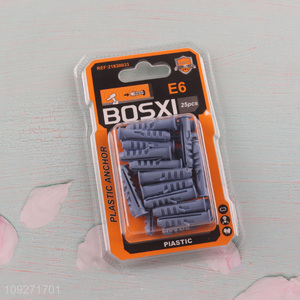 Good quality 25pcs plastic expansion screw tube set