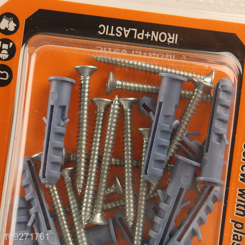 China wholesale iron drilling screw self-tapping screws with plastic tube