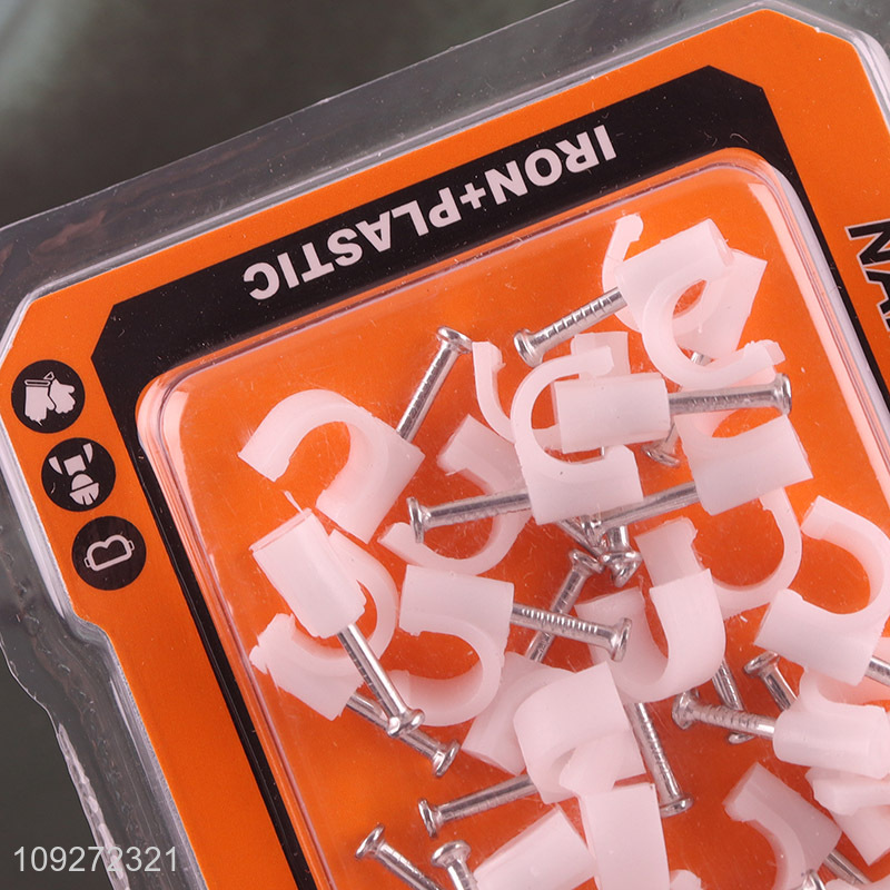 Online Wholesale Cable Clips Nail in Cable Clips Plastic Wire Clamps