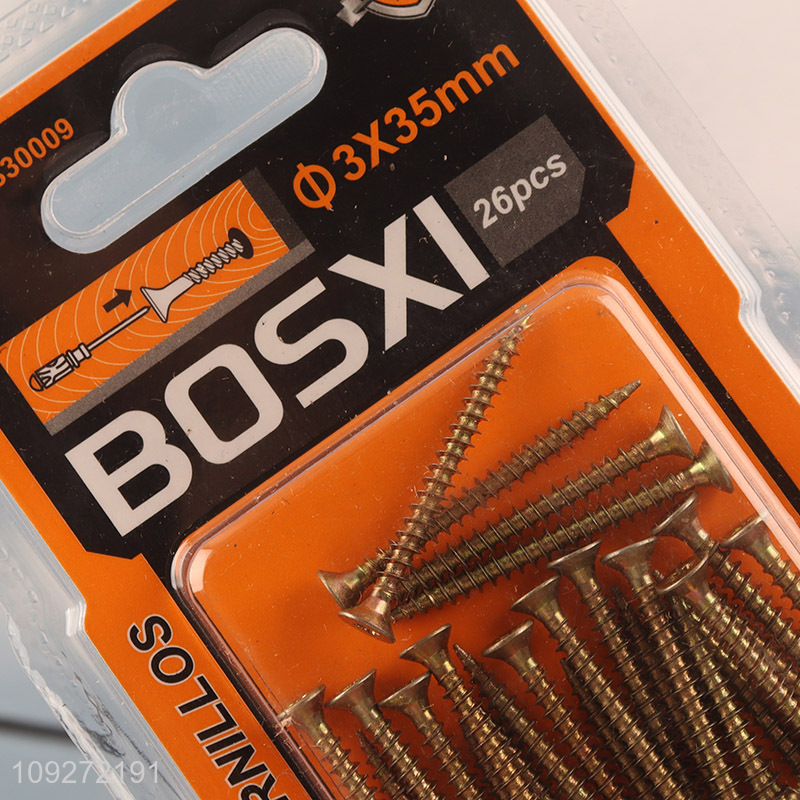 Good quality 26pcs screw tornillos self-tapping screws set