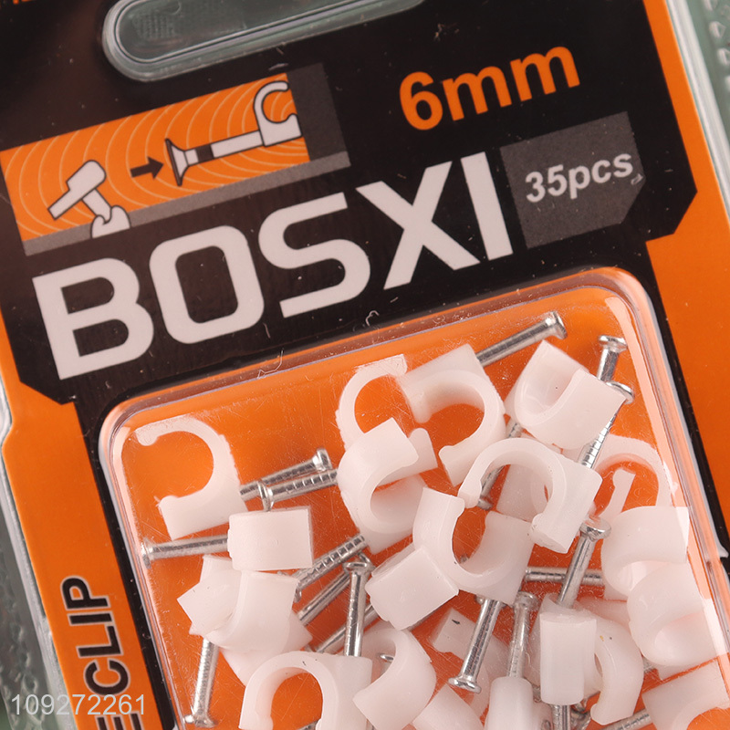 Top Quality Cable Clips Nail in Cable Clips Plastic Wire Clamps