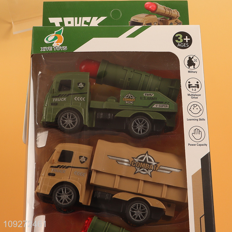 Hot products military car children's toy pull back car set