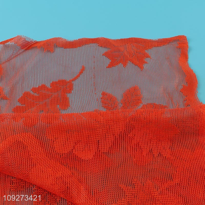 Popular products red polyester table runner table decoration