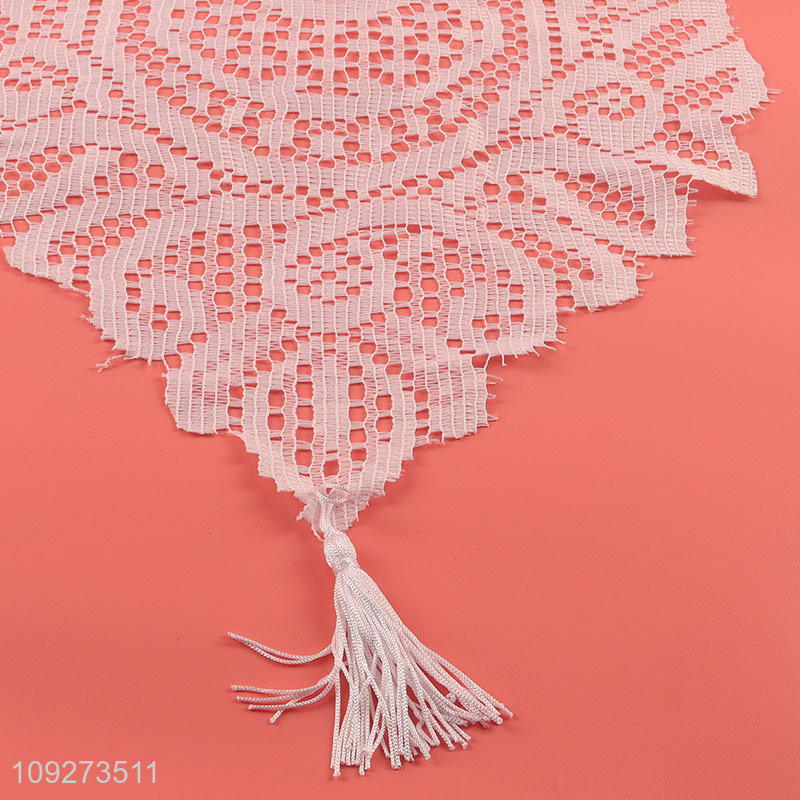 Yiwu market multicolor polyester table runner table decoration