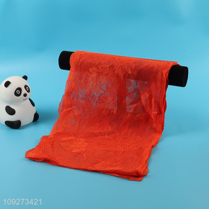 Popular products red polyester table runner table decoration