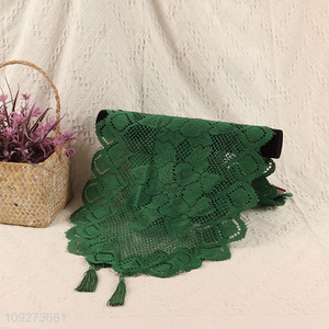 Popular products hollow polyester table runner table decoration table flags