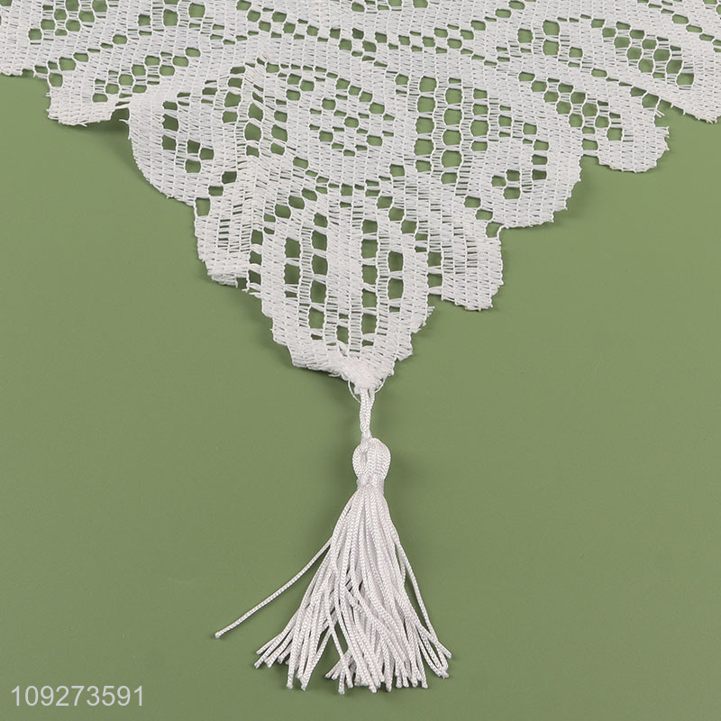 Yiwu market white table runner table decoration table flags