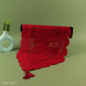 Popular products red table runner table decoration table flags for sale