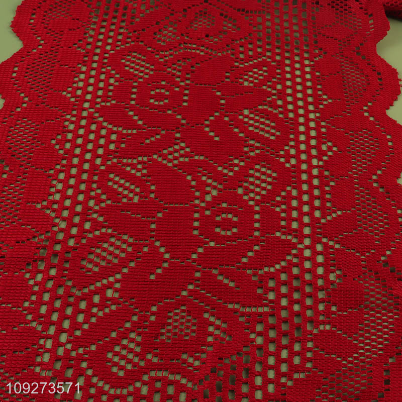 Popular products red table runner table decoration table flags for sale