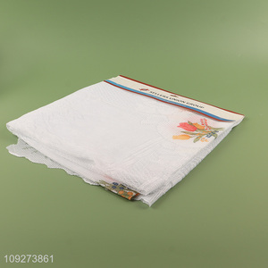 Low price home restaurant table cloth table decoration for sale