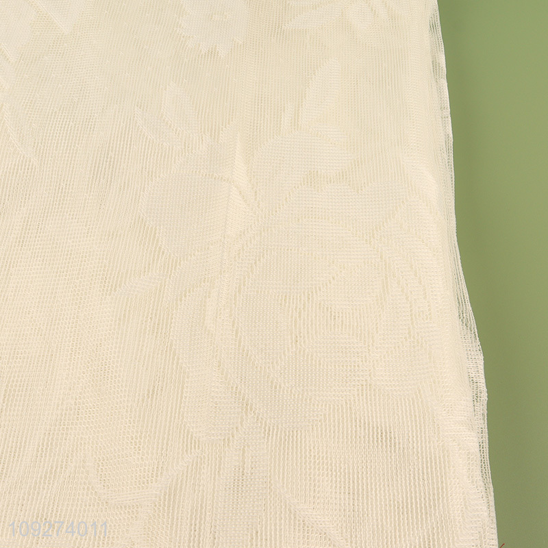 China wholesale hollow polyester room decor window curtain