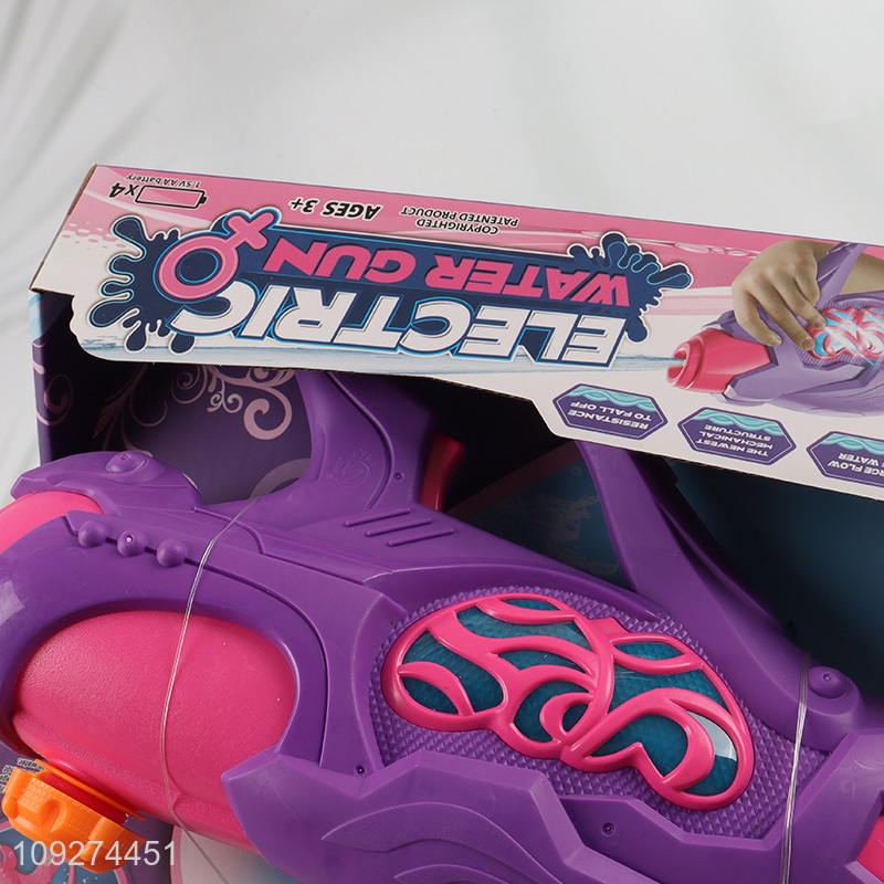 Low price cartoon girls children electric water gun toy