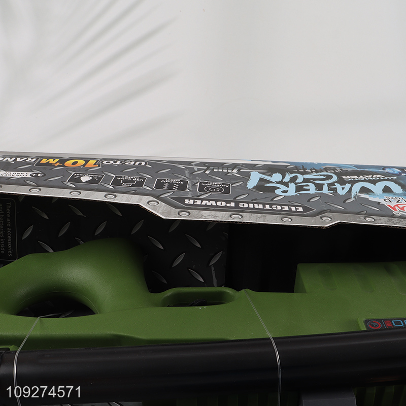 China supplier shooting games kids electric power water gun toys