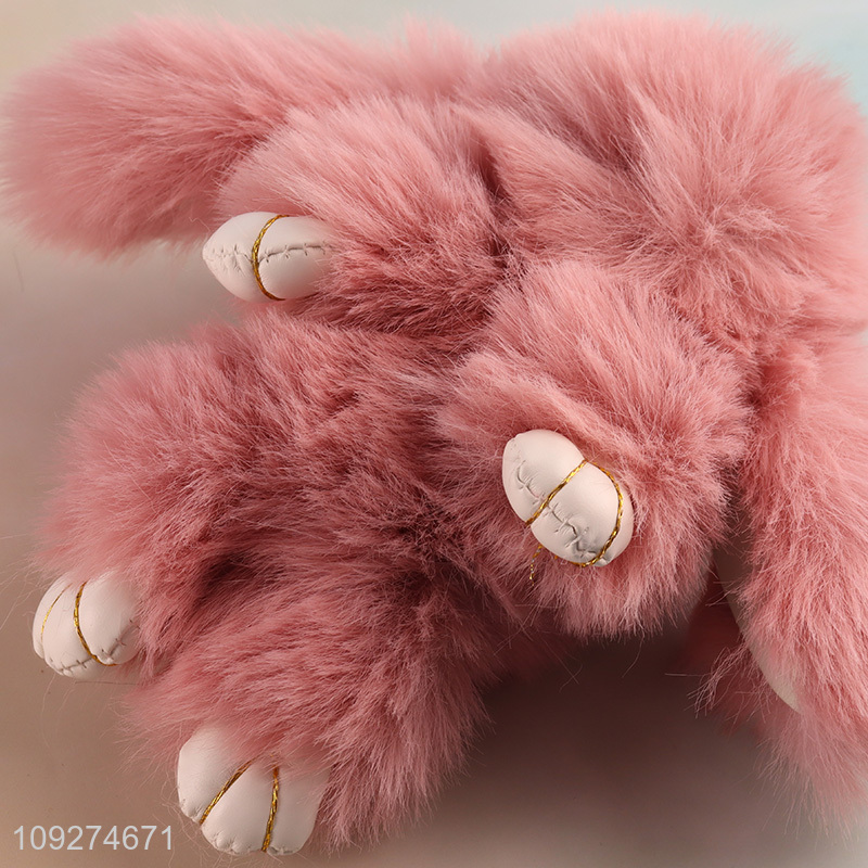 Top selling cartoon plush pendant keychain key rings