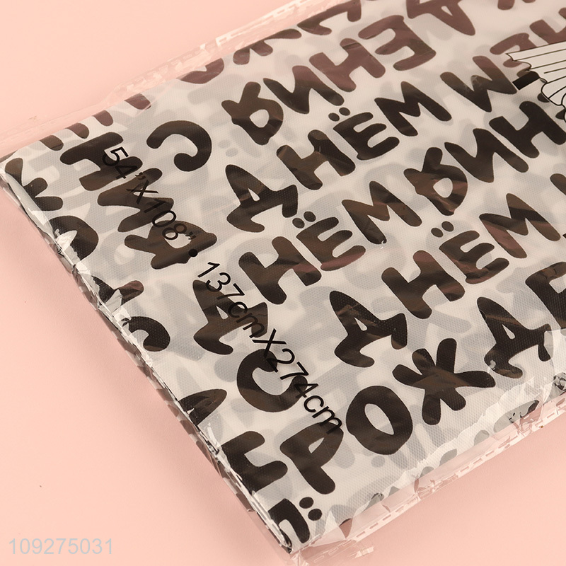 Good quality waterproof washable table cloth table cover