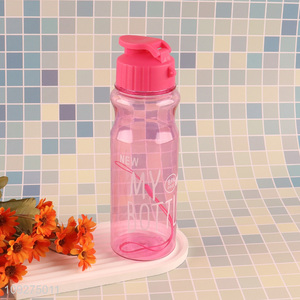 Low price clear portable water bottle drinking bottle