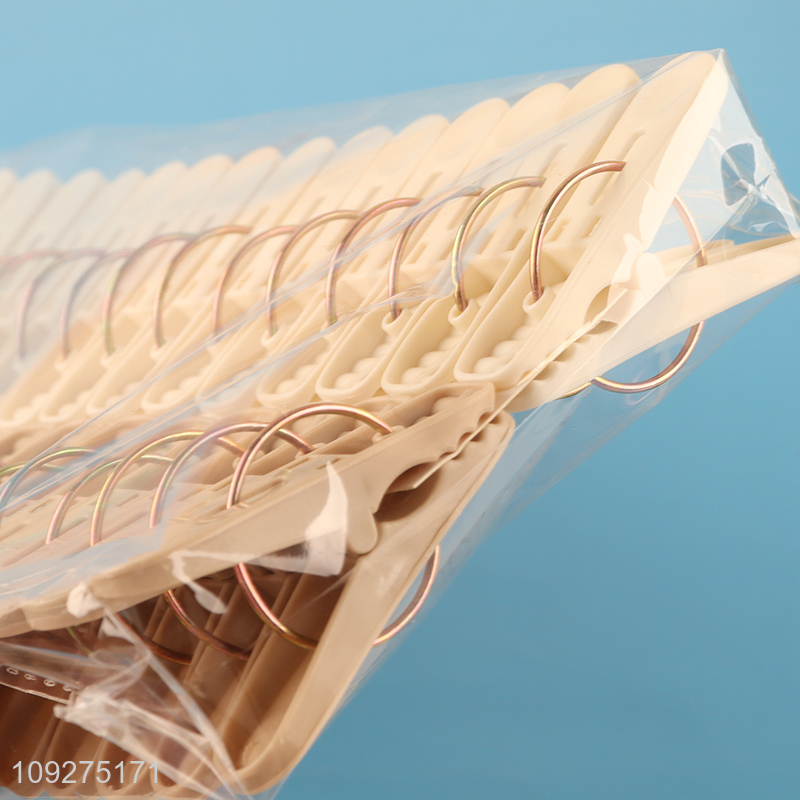 China supplier 30pcs household plastic clothes clips clothes pegs