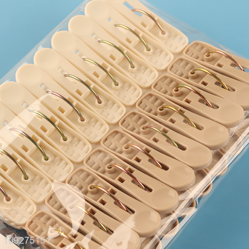 Popular products 20pcs multifunctional plastic clothes clips clothes pegs