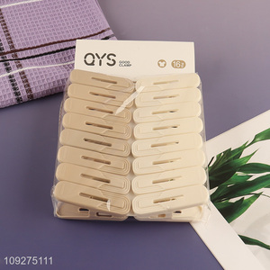 China products 16pcs heavy duty plastic clothes clips clothes pegs