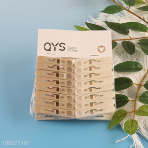 Low price 16pcs plastic clothes clips clothes pegs set