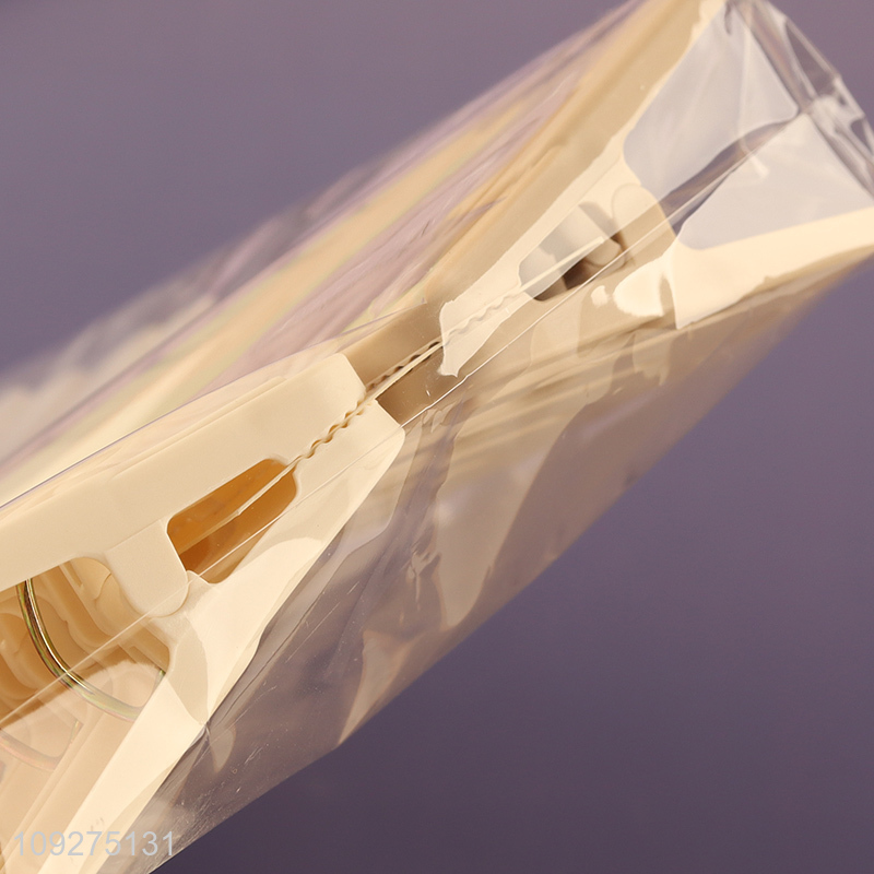 New product 24pcs plastic clothes clips clothes pegs set