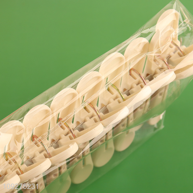 Top products 20pcs heavy duty plastic clothes clips clothes pegs