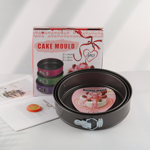 Good selling  round non-stick cake mold for baking tool