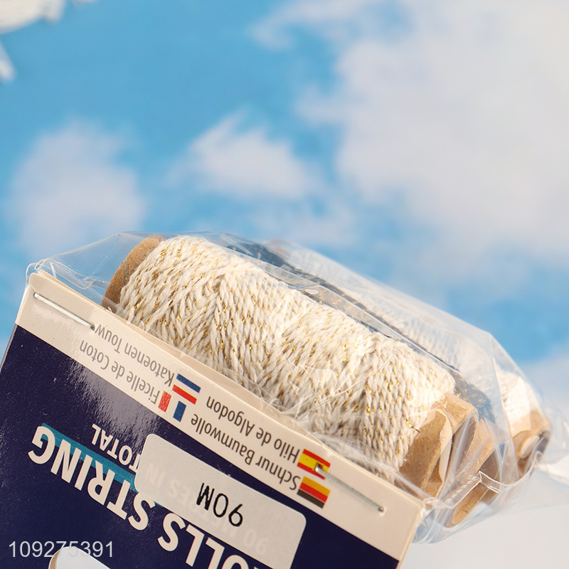 Online wholesale 3rolls string diy packaging rope