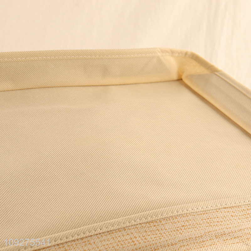 New arrival non-woven fabric storage basket with handle