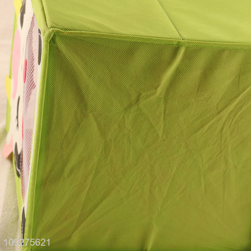 Top sale cartoon cow non-woven fabric storage basket