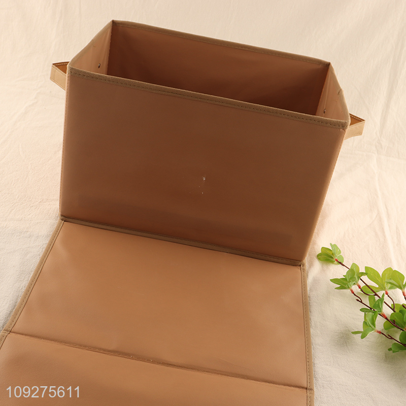 Hot products cartoon printed non-woven fabric storage basket