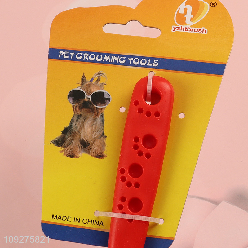 China supplier rectangle pet grooming comb pet brush for sale