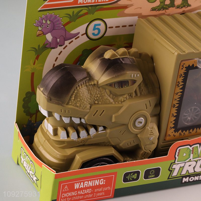 Hot selling dinosaur series car storage toy for children