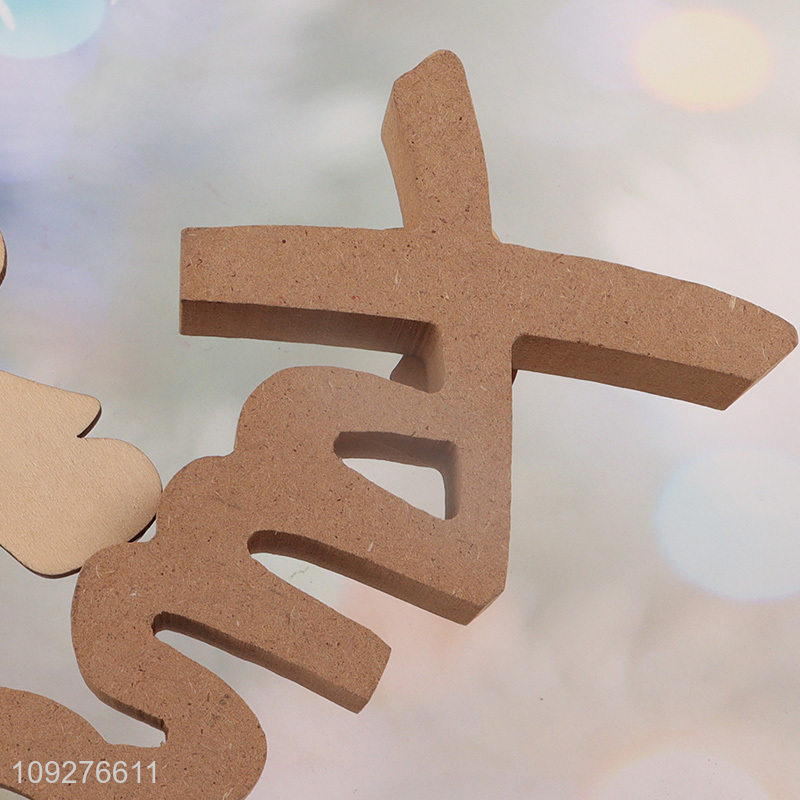 Top products wooden home decor christmas ornament decoration