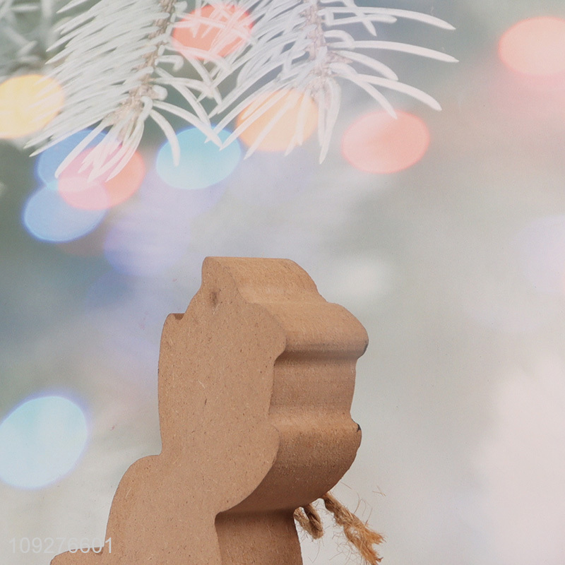 Good selling wooden christmas ornament decoration for tabletop